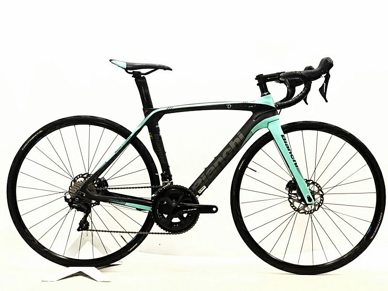 ビアンキ BIANCHI オルトレ XR3 OLTRE XR3 DISC 105 油圧DISC 2019年モデル カーボンロードバイク 50サイズ  ブラック/チェレステ