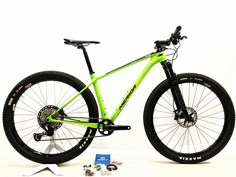 ○メリダ MERIDA ビッグ ナイン BIG.NINE 7000 2021年 Deore XT 29er カーボン マウンテンバイク Boost規格  M(43)サイズ グリーン