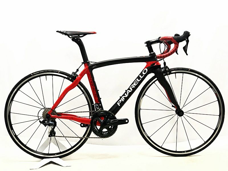 美品 ピナレロ PINARELLO プリンス PRINCE Carbon Torayca 60HM3K ULTEGRA 2017年  カーボンロードバイク 46.5SLサイズ ブラック/レッド