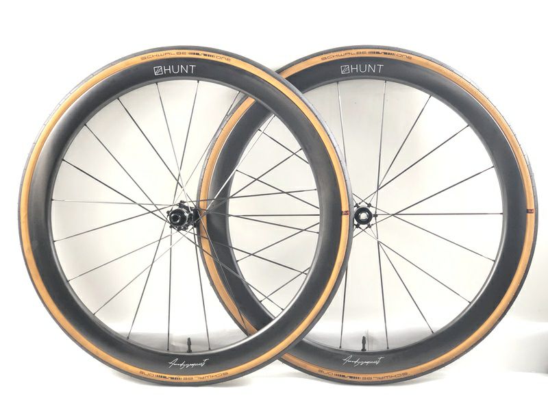 ハント HUNT 44 AERODYNAMICIST CARBON DISC CARBONスポーク ホイールセット シマノフリー11速 チューブレス  カーボン