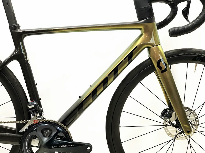 未走行品 スコット SCOTT アディクト ADDICT RC15 ULTEGRA 油圧DISC 2021年 カーボンロードバイク 52(S)サイズ  プリズムコモドグリーン