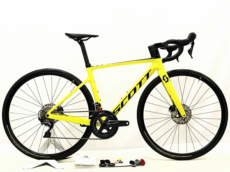 未走行品 スコット SCOTT アディクト ADDICT RC30 ULTEGRA/105 MIX 油圧DISC 2020~2021年継続モデル  カーボンロードバイク 49(XS) YL