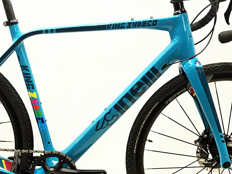 美品 チネリ CINELLI キングジデコ KING ZYDECO GRX 油圧DISX 2021年モデル グラベルロード カーボンロードバイク  L(53)サイズ ブルー 〇