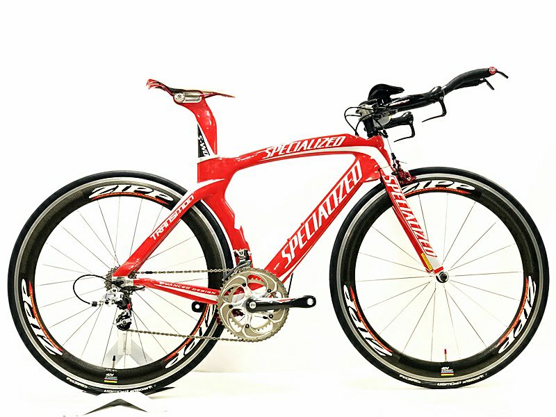 ●ジャンク スペシャライズド S-WORKS トランジション TRANSITION2009年 TT トライアスロン カーボン ロードバイク Sサイズ  レッド