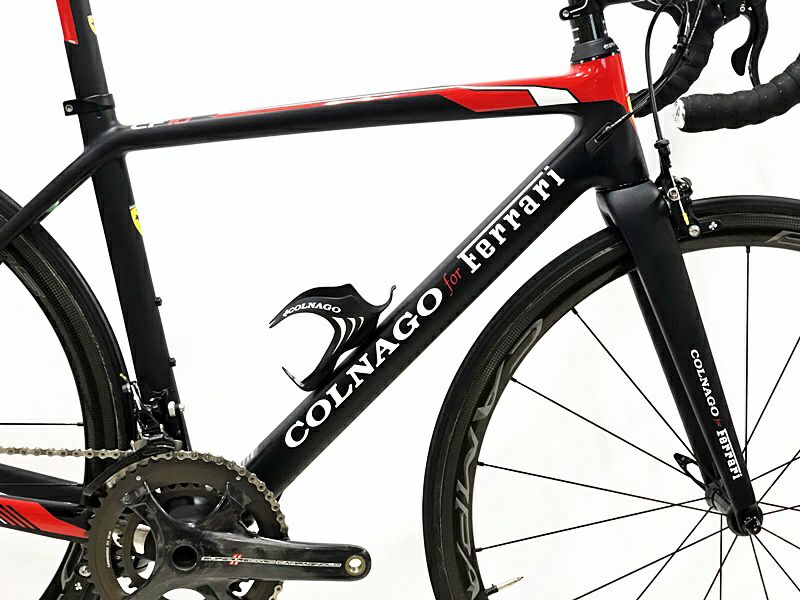 超美品 コルナゴ COLNAGO フェラーリコラボバイク CF10 SUPER RECORD 2015年 カーボンロードバイク 450Sサイズ  フェラーリレッド