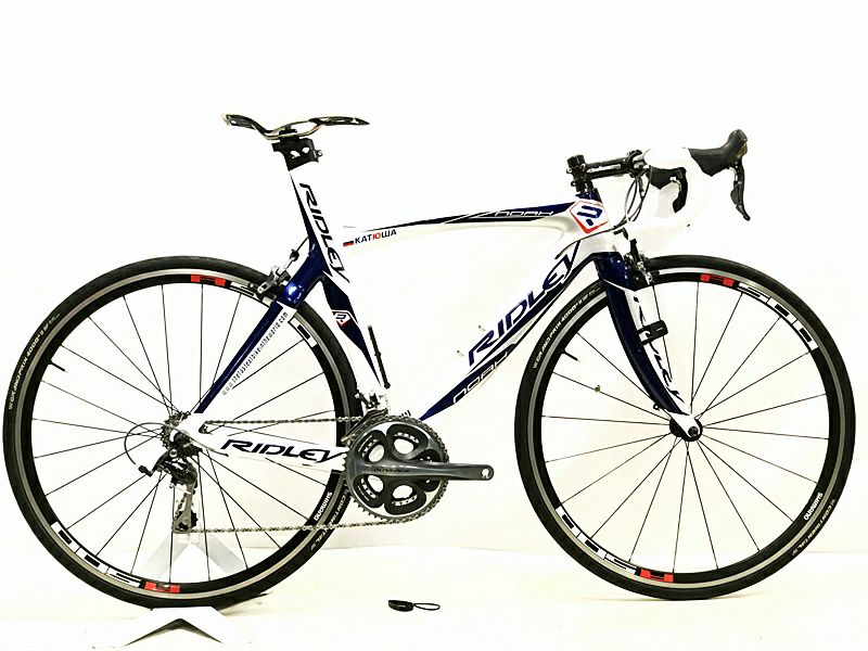 ○リドレー RIDLEY ノア NOAH DURA-ACE/105 MIX 2010年モデル カーボンロードバイク XSサイズ チームカラー