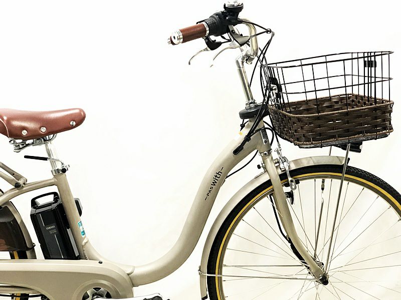 【店舗】新車です　ＹＡＭＡＨＡ　ＰＡＳ　with　２６インチ　電動アシスト自転車 電動アシスト自転車