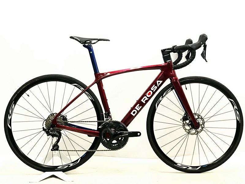 超美品 デローザ DE ROSA アイドル ディスク IDOL DISC 105 油圧DISC 2020k~2021年継続モデル カーボンロードバイク  43サイズ レッド