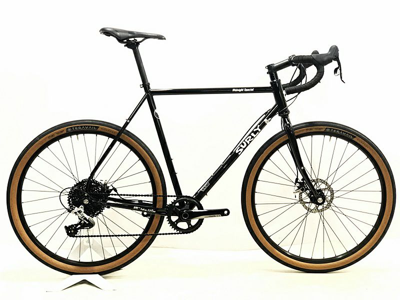 美品 サーリー SURLY ミッドナイトスペシャル MIDNIGHT SPECIAL SRAM RIVAL1 2021年モデル クロモリ ロードバイク  56サイズ ブラック