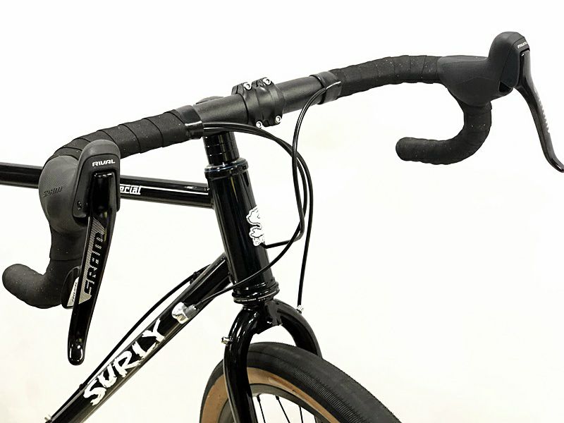 美品 サーリー SURLY ミッドナイトスペシャル MIDNIGHT SPECIAL SRAM RIVAL1 2021年モデル クロモリ ロードバイク  56サイズ ブラック