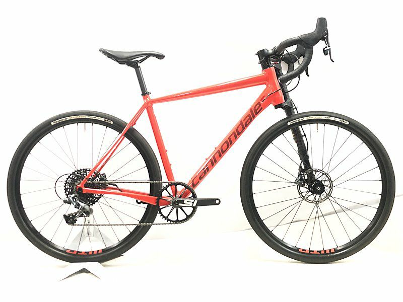 【プライスダウン開始】キャノンデール CANNONDALE スレイト SLATE FORCE1 SRAM FORCE 2019 アドベンチャーロード  ロードバイク Lサイズ レッド【お買い得特価】