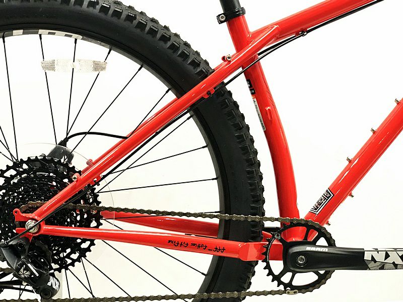 ○ 超美品 サーリー SURLY クランパス KRAMPUS/フロントサスペンション仕様 2021年頃29er クロモリ マウンテンバイク Mサイズ  レッド