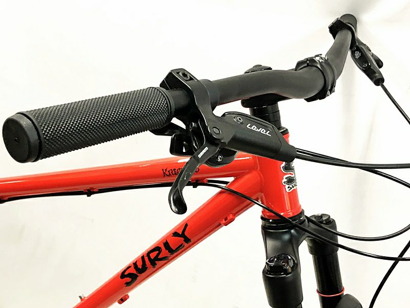 ○ 超美品 サーリー SURLY クランパス KRAMPUS/フロントサスペンション仕様 2021年頃29er クロモリ マウンテンバイク Mサイズ  レッド