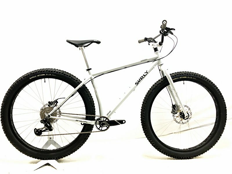 ○サーリー SURLY クランパスKRAMPUS 2021年8月購入車体29er クロモリ マウンテンバイク Lサイズ シルバー