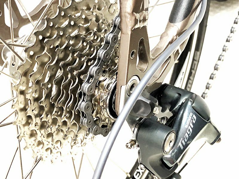 美品 タルタルーガ TARTARUGA タイプ スポルト TYPE SPORT DX 2020年4月購入車体フォールディングバイク 折り畳み自転車  ブラウン