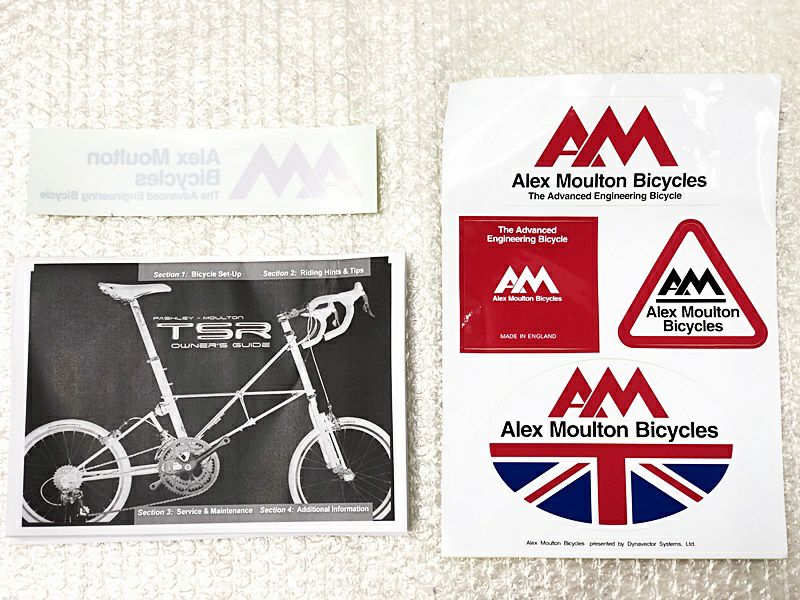 moulton モールトン AM APB ステッカー4種類セット新品未使用品 生産終了モデル｜ミニベロ／小径車ならMOULTON（モールトン