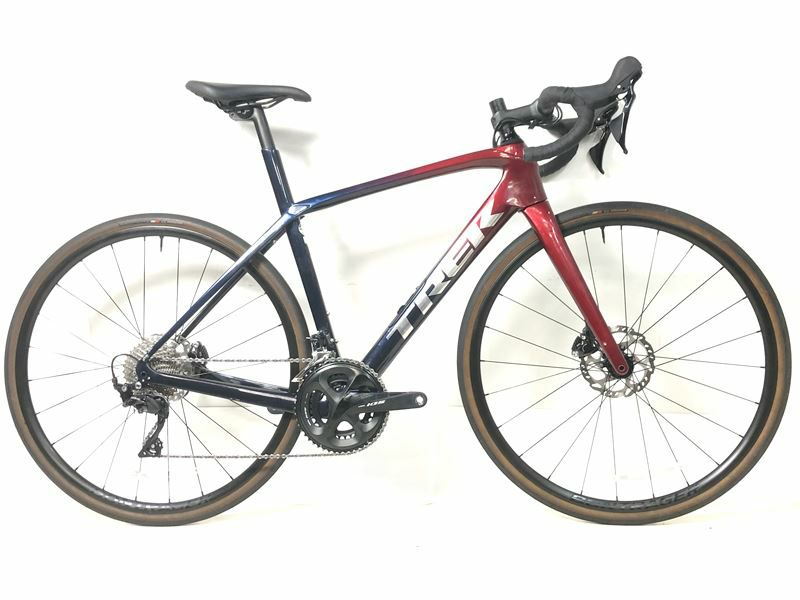 ○トレック TREK ドマーネSL5 DOMANE SL5 105 2022 カーボンロードバイク 52サイズ レッド パープル