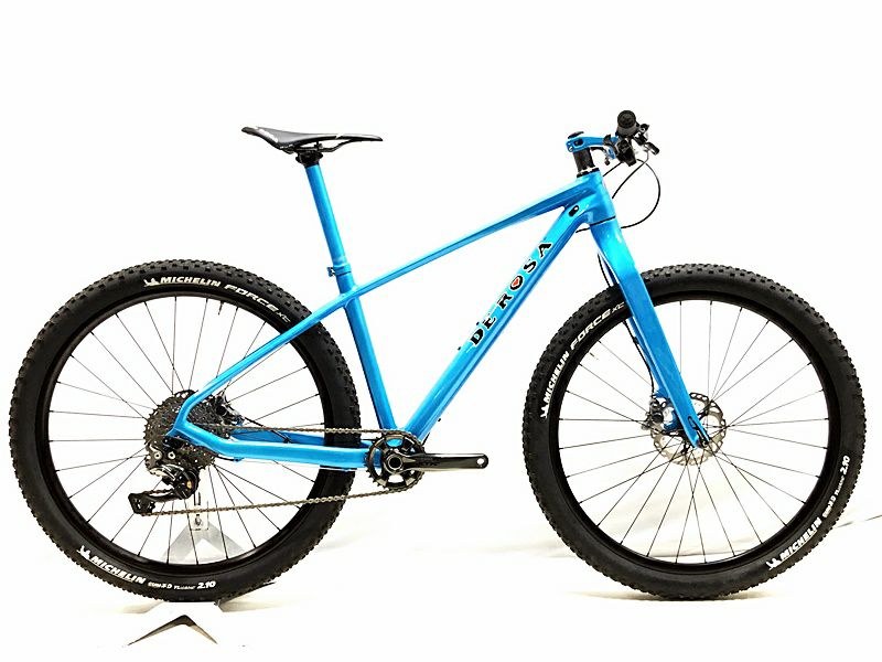 当サイト限定 完成車スペシャルSALE】超美品 デローザ DE ROSA ビッグ BIG 2018年 XTR 27.5 カーボン マウンテンバイク  40SL(S/M)サイズ ブルー【期間限定 10/26 午前10時迄】