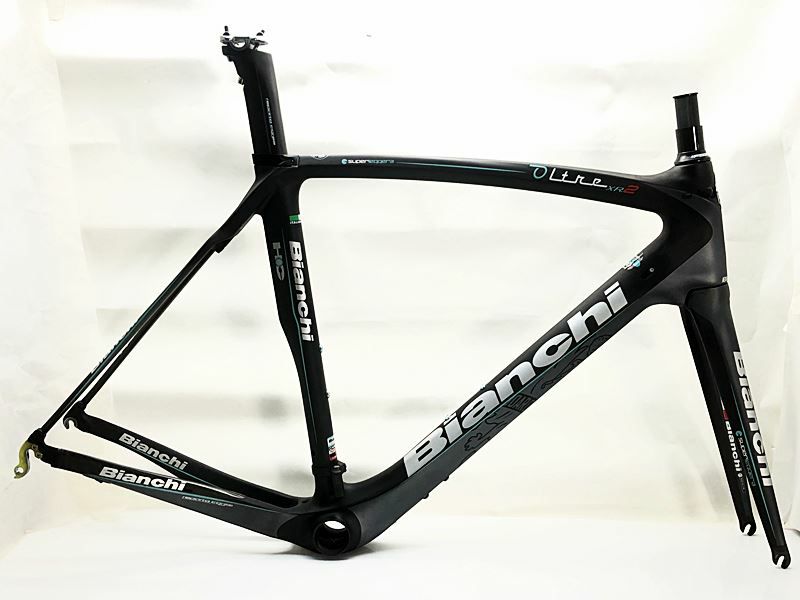 美品 ビアンキ BIANCHI オルトレXR2 OLTRE XR2 フレームセット 2015 570サイズ カーボン ブラック