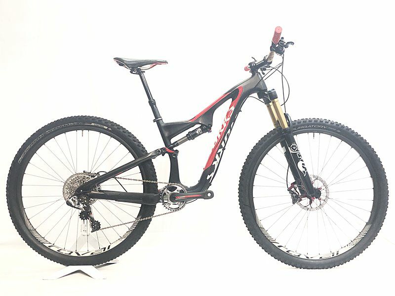 ○訳アリ スペシャライズド S-WORKS STUMP JUMPER FSR29 2014 SRAM XX1 フルサス 29er カーボン  マウンテンバイク Sサイズ ブラック