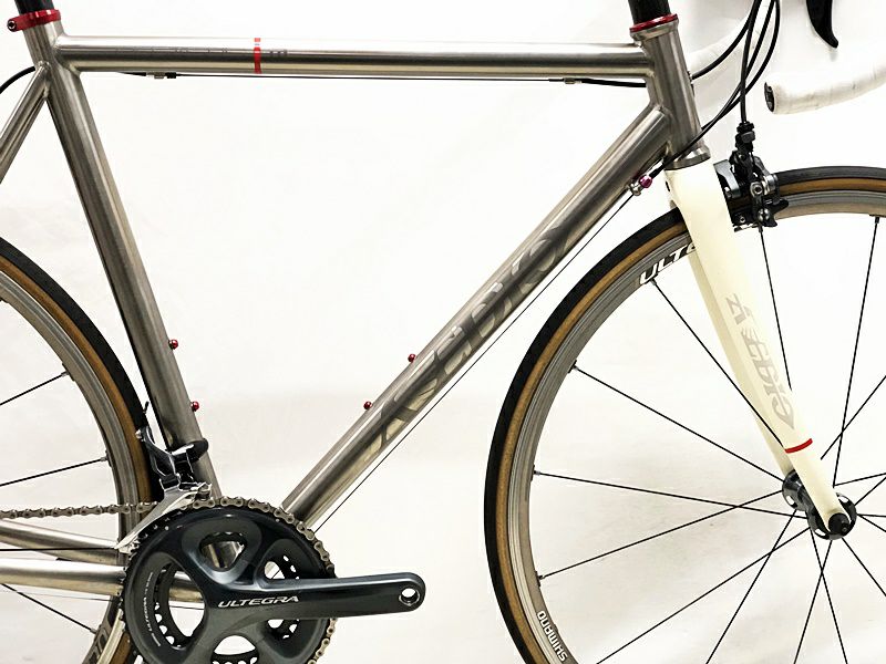 エヴァディオ AVEDIO ペガサス PEGASUS TITANIUM ULTEGRA - ロードバイク 56サイズ チタン