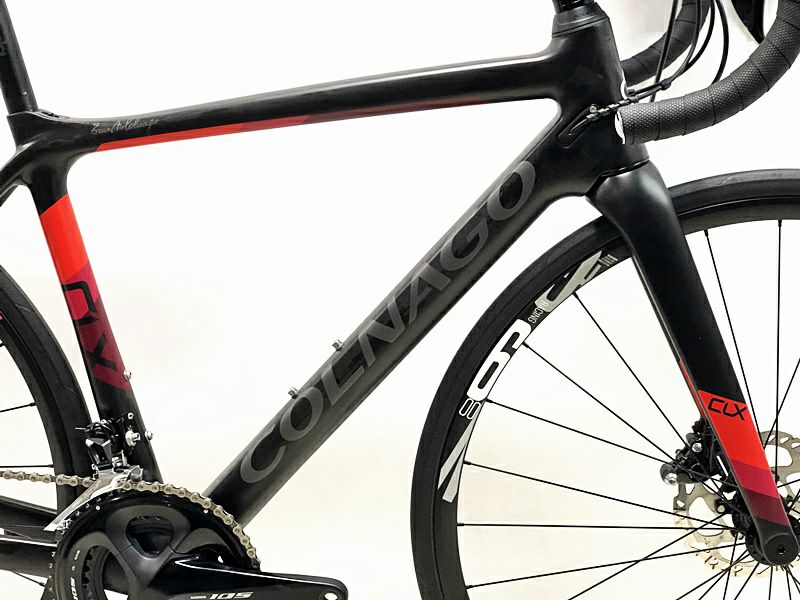 プライスダウン開始】コルナゴ COLNAGO CLX ディスク CLX DISC105 スモールハンド用 油圧DISC 2021年 カーボンロードバイク  450Sサイズ ブラック/レッド【お買い得特価】