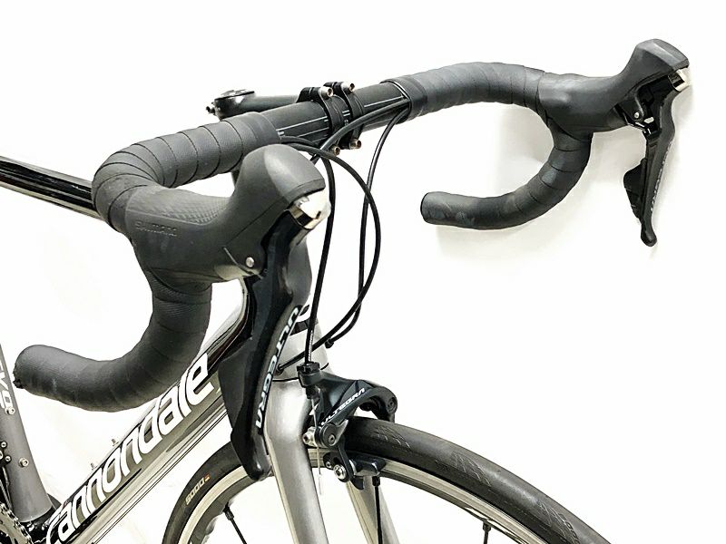 キャノンデール スーパーシックス エボ SUPERSIX EVO CARBON ULTEGRA/105 MIX 2018年 カーボンロードバイク  52サイズ ブラック/シルバー