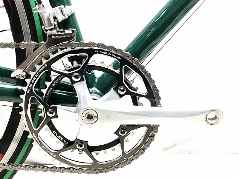 美品 テスタッチ TESTACH テンス TENSE DURA-ACE クロモリ ロードバイク グリーン