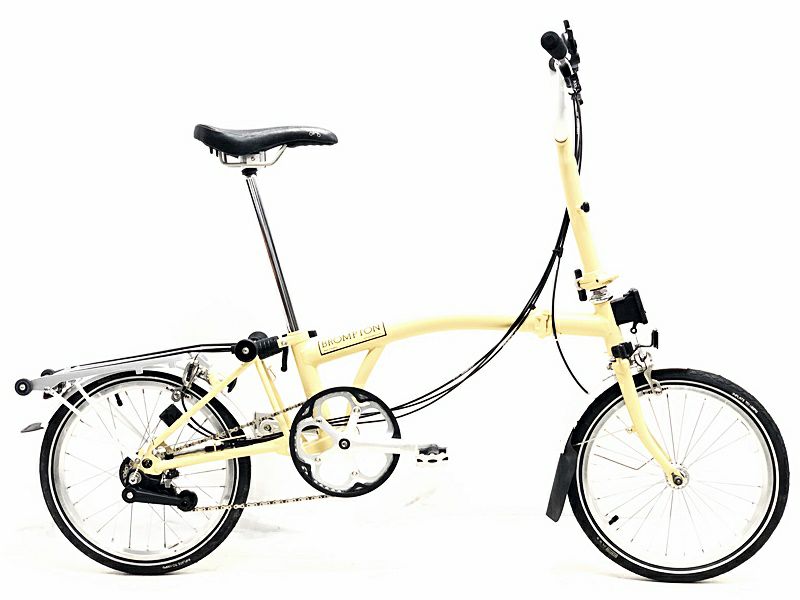 プライスダウン開始】ブロンプトン BROMPTON M6R 2015年4月購入車体 フォールディングバイク 折り畳み自転車 16インチ  ベージュ【お買い得特価】