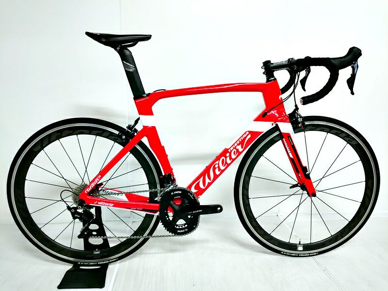 ▽▽ウィリエール WILIER チェントウノ CENTO1 AIR 105 2019年モデル カーボン ロードバイク Lサイズ 11速 レッド  カスタム有（サイクルパラダイス福岡より配送）