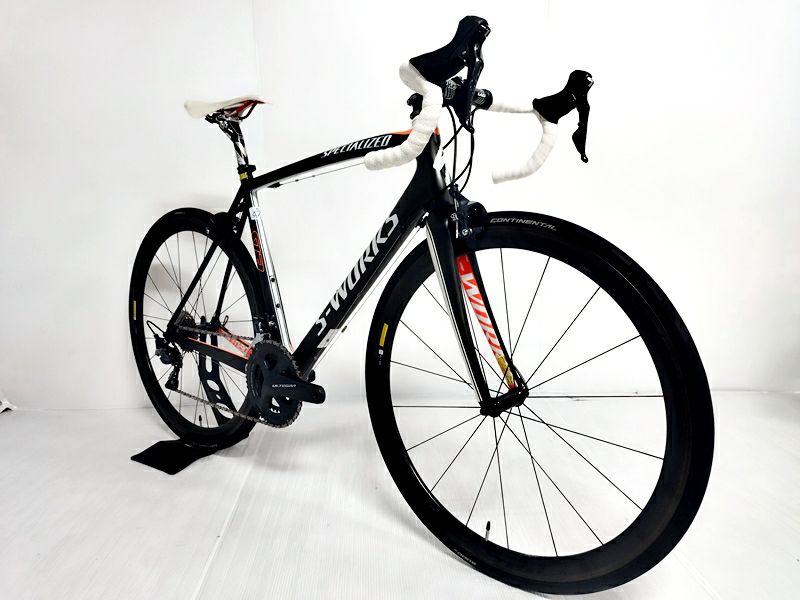 ▽▽スペシャライズド SPECIALIZED S-WORKS TARMAC SL3 2011年モデル カーボン ロードバイク 56サイズ 11速  ブラック（サイクルパラダイス福岡より配送）