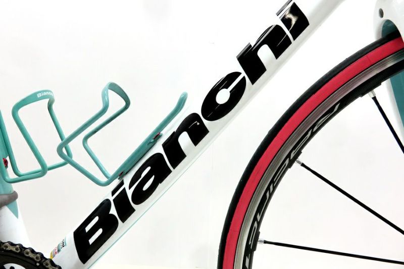 ビアンキ BIANCHI インフィニート INFINITO 2011年モデル カーボン ロードバイク 530サイズ 2×10速 ホワイト×チェレステ