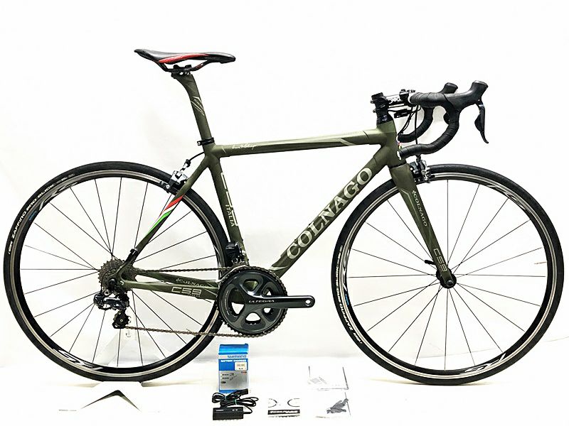 プライスダウン開始】美品 コルナゴ COLNAGO C59 ULTEGRA 電動Di2 2013年 カーボンロードバイク 480Sサイズ  グリーン【お買い得SALE】