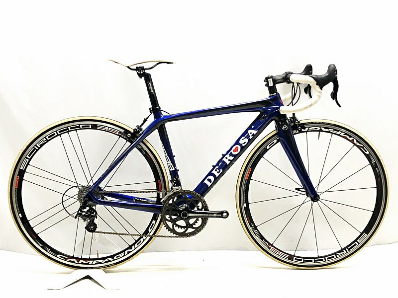 プライスダウン開始】デローザ DE ROSA R838 CAMPAGNOLO ATHENA11 2014年 カーボンロードバイク 43SLサイズ  ブルー【お買い得SALE】