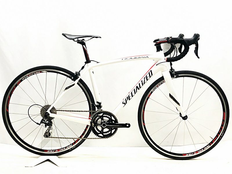 プライスダウン開始】スペシャライズド SPECIALIZED ルーベ SL4 エリート ROUBAIX SL4 ELITE 105/TIAGRA  MIX 2014年 カーボンロードバイク 52サイズ ホワイト【お買い得特価】