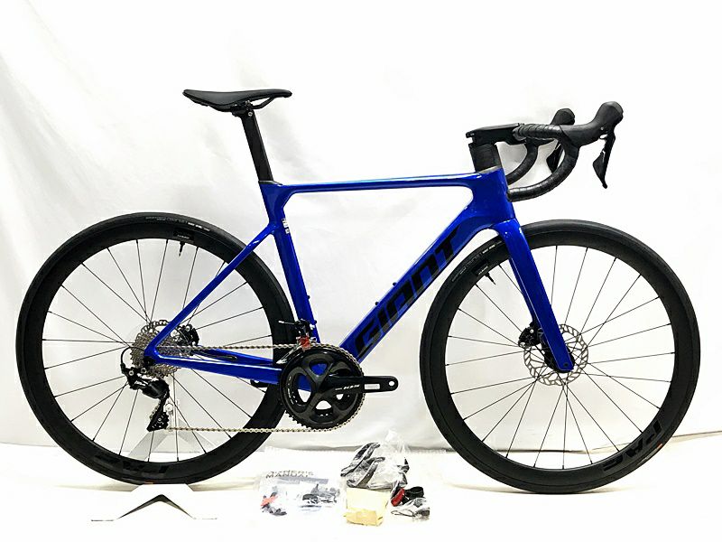 年末年始スーパーセール】未走行品 ジャイアント GIANT プロペル PROPEL ADVANCED 2 105 油圧DISC 2023年  カーボンロードバイク S(500)サイズ ブルー ☆【当サイト限定SALE】