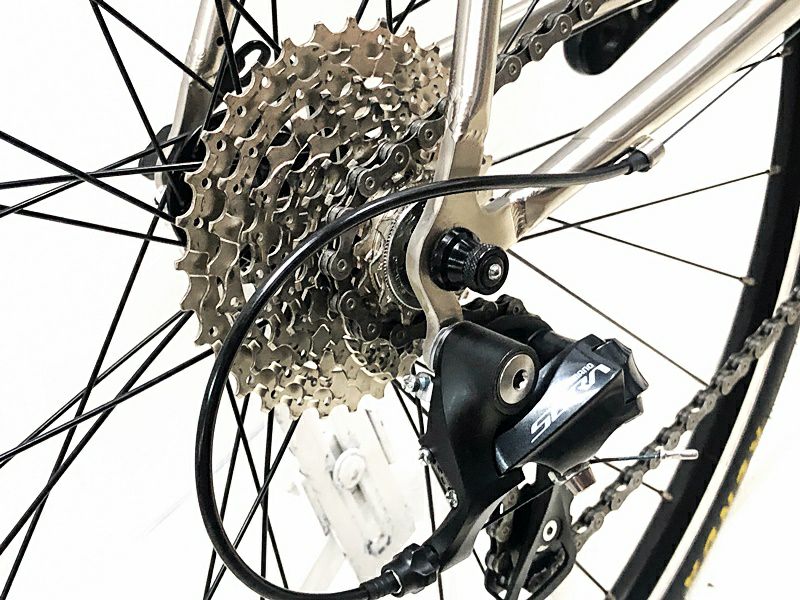 最新最全の ロードバイク calamita due+ XS クロモリ sora 自転車本体