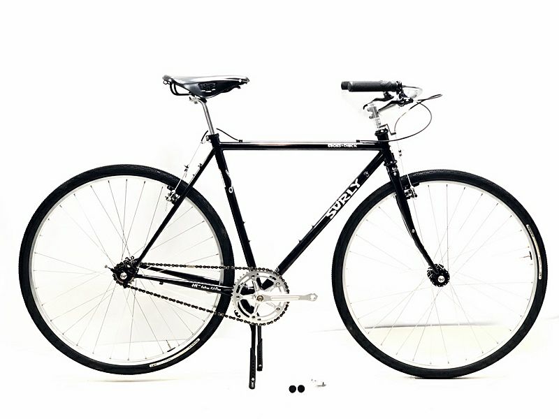 美品 サーリー SURLY クロス チェック CROSS CHECK シングルスピード 2022年 クロスバイク 52サイズ ブラック