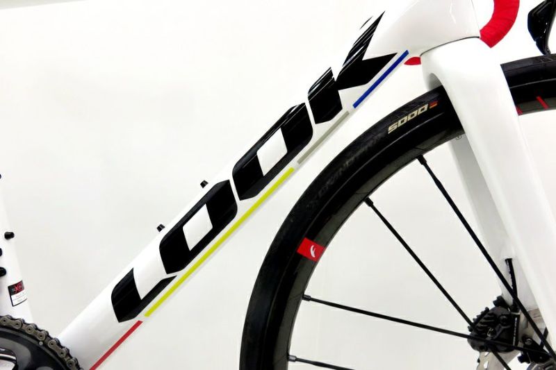 ルック LOOK 785 ヒュエズ HUEZ RS DISC Di2 2021年モデル カーボン ロードバイク XS（49）サイズ 2×11速  ホワイト（サイクルパラダイス山口より配送)