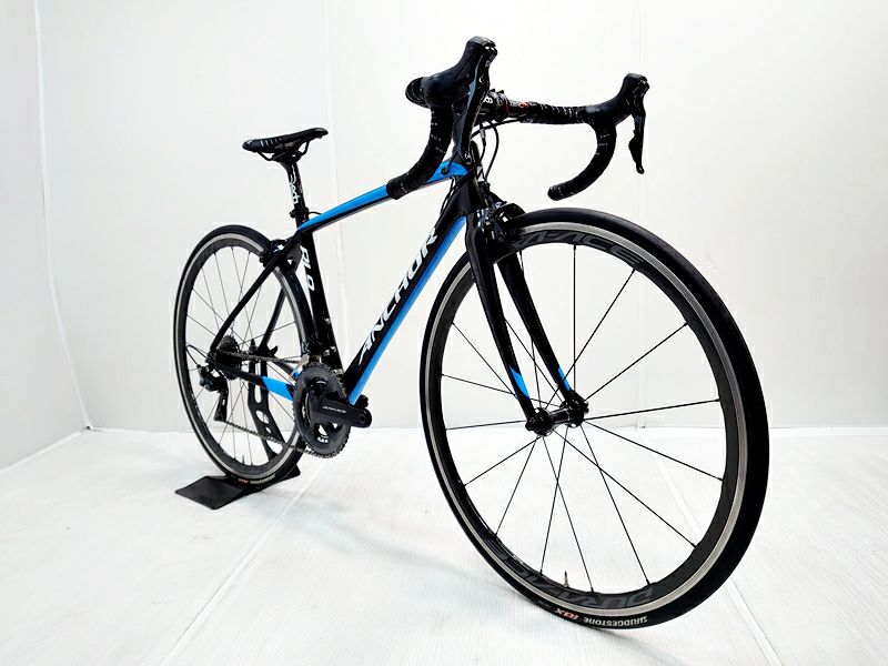 ▽▽アンカー ANCHOR RL9 DURA-ACE R9100 2017年モデル カーボン ロードバイク 450サイズ 2×11速  ブラック×ブルー（サイクルパラダイス福岡より配送）