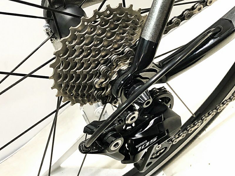 グスト GUSTO RCR チーム デュロ RCR TEAM DURO 105/ULTEGRA MIX 2020年 カーボンロードバイク Sサイズ  ガンメタリック