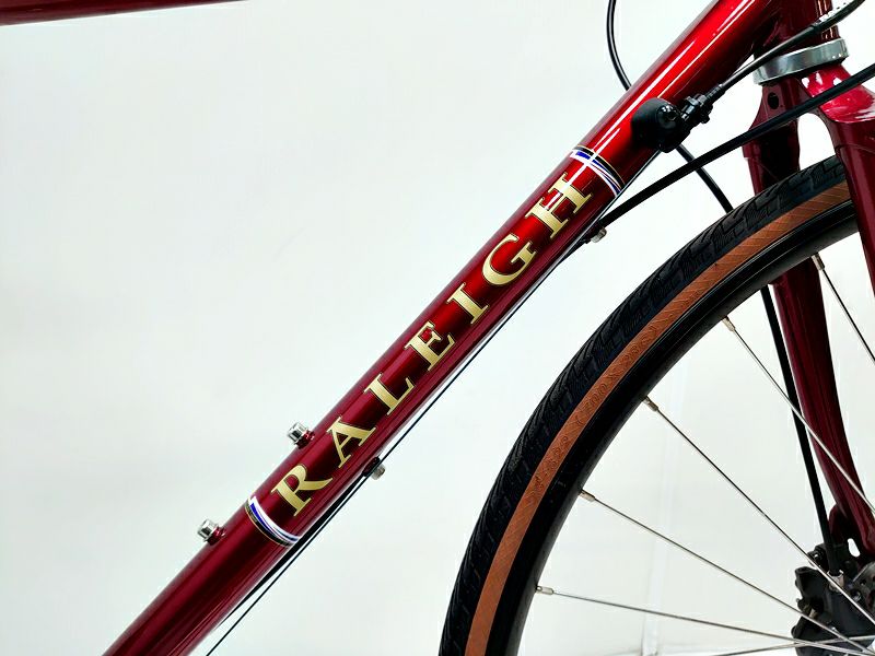 ▽▽訳アリ ラレー RALEIGH RADFORD TRADITIONAL 2022年モデル クロモリ クロスバイク 440サイズ 3×8速  キャニオンレッド（サイクルパラダイス福岡より配送）