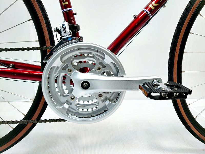 ▽▽訳アリ ラレー RALEIGH RADFORD TRADITIONAL 2022年モデル クロモリ クロスバイク 440サイズ 3×8速  キャニオンレッド（サイクルパラダイス福岡より配送）