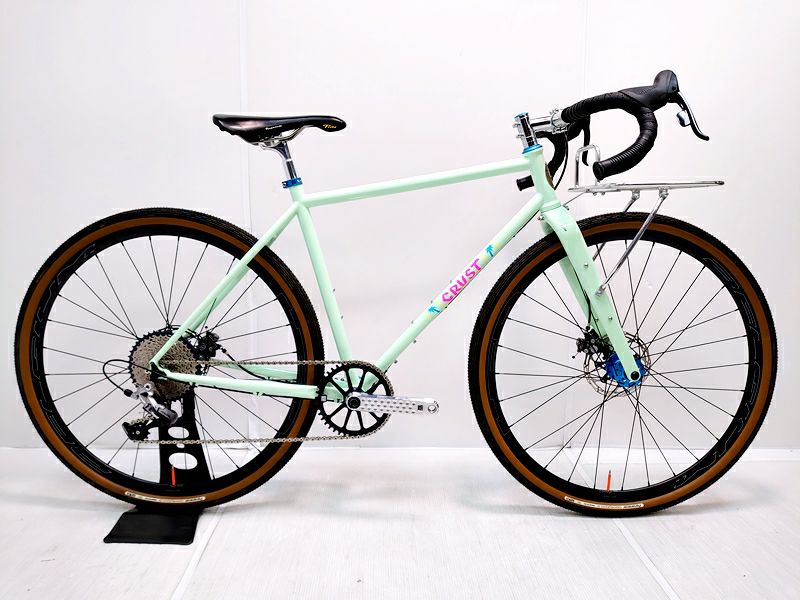 ▼▼クラストバイク CRUST BIKES EVASION LITE 2020年 クロモリ グラベル ロードバイク Mサイズ 11速 ミント  カスタム多数（サイクルパラダイス福岡より配送）