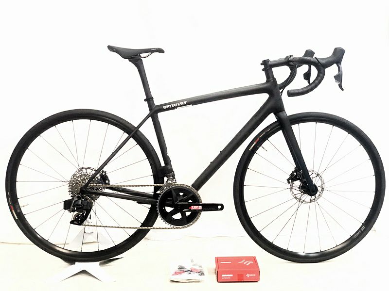 超美品 スペシャライズド SPECIALIZED エートス AETHOS COMP SRAM RIVAL ETAP AXS 2022年  カーボンロードバイク 54サイズ ブラック ☆