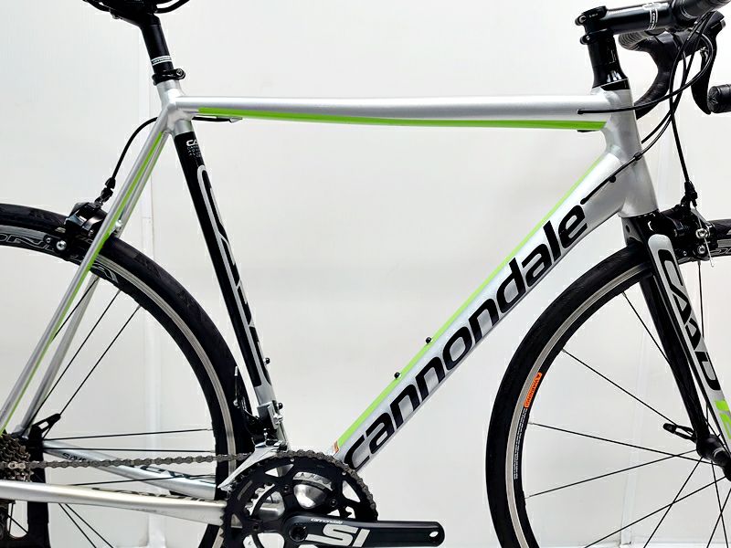 ▼▼キャノンデール CANNONDALE キャド 12 CAAD 12 105 2017年モデル アルミ ロードバイク 58サイズ 2×11速  シルバー（サイクルパラダイス福岡より配送）