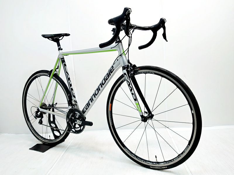 ▼▼キャノンデール CANNONDALE キャド 12 CAAD 12 105 2017年モデル アルミ ロードバイク 58サイズ 2×11速  シルバー（サイクルパラダイス福岡より配送）