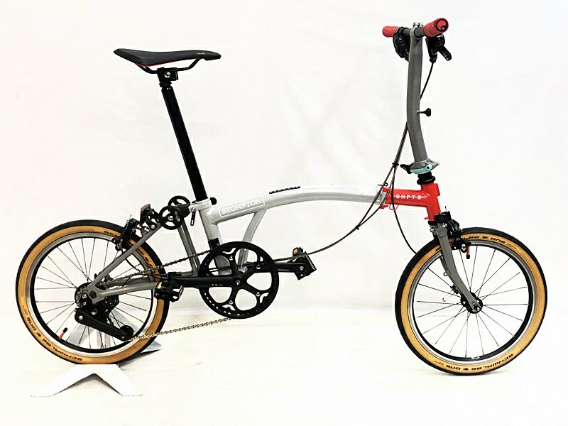 超美品 ブロンプトン BROMPTON チャプタースリー CHPT3 V4 2023年 フォールディングバイク 折り畳み自転車 16インチ グレー