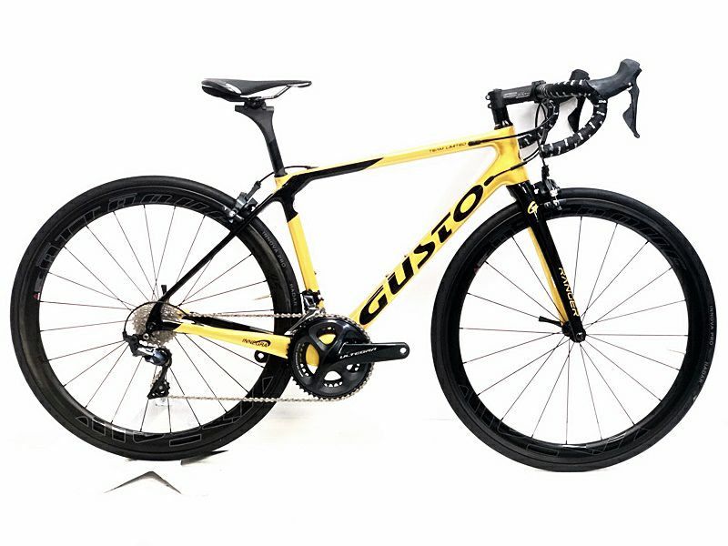 【プライスダウン開始】美品 グスト GUSTO レンジャー RANGER TEAM LIMITED ULTEGRA R8000 2022年 カーボン ロードバイク XLサイズ ブラック/ゴールド【お買い得SALE】