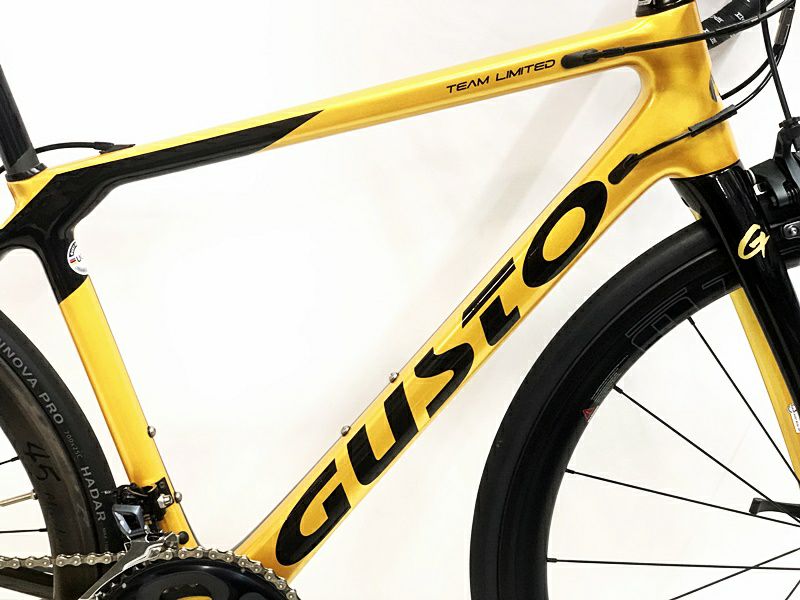 プライスダウン開始】美品 グスト GUSTO レンジャー RANGER TEAM LIMITED ULTEGRA R8000 2022年 カーボン ロードバイク XLサイズ ブラック/ゴールド【お買い得SALE】